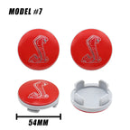 4Pcs 56mm 60mm 54mm Car Wheel Center Hub Cap Rim Cover Stickers For Ford Focus Mondeo Edge Ecosport Ranger Fiesta Fusion Kuga
