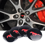Ford Mustang ST Foose Accessorie 56MM Emblem Car Wheel Center Cap Sticker Decoration for Edge Fusion Shelby Explorer F150 Focus