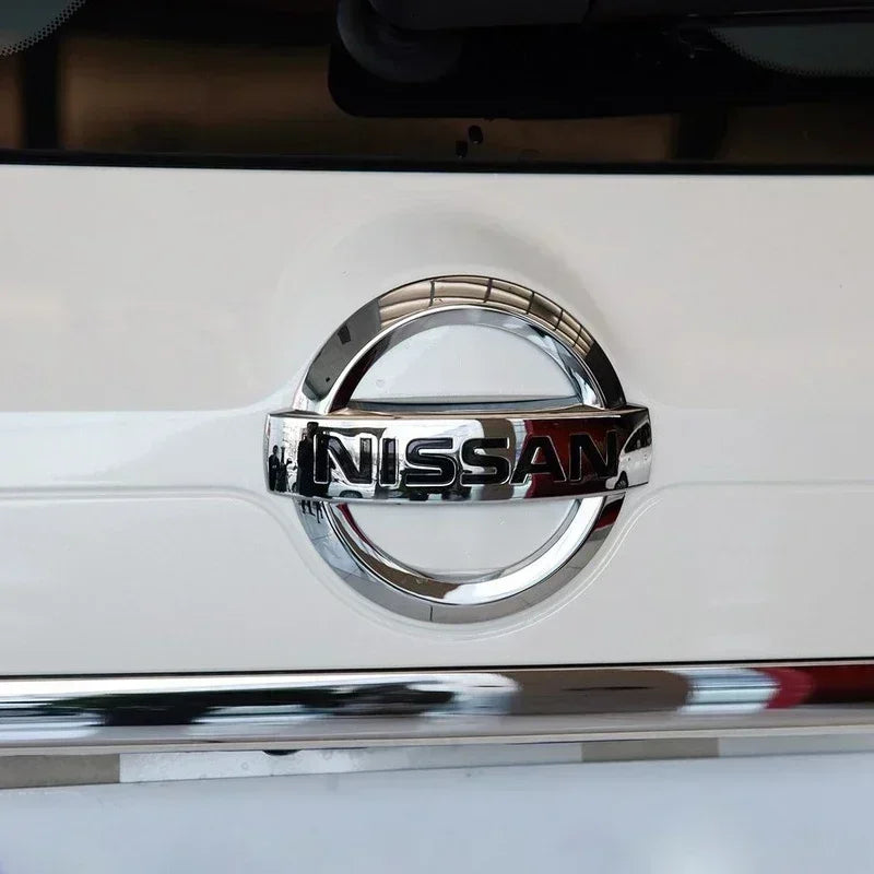 ABS Car Front Hood Badge Rear Trunk Sticker for Nissan Leaf Qashqai X-Trail Kicks Juke Patrol Maxima Murano Altima Teana Versa
