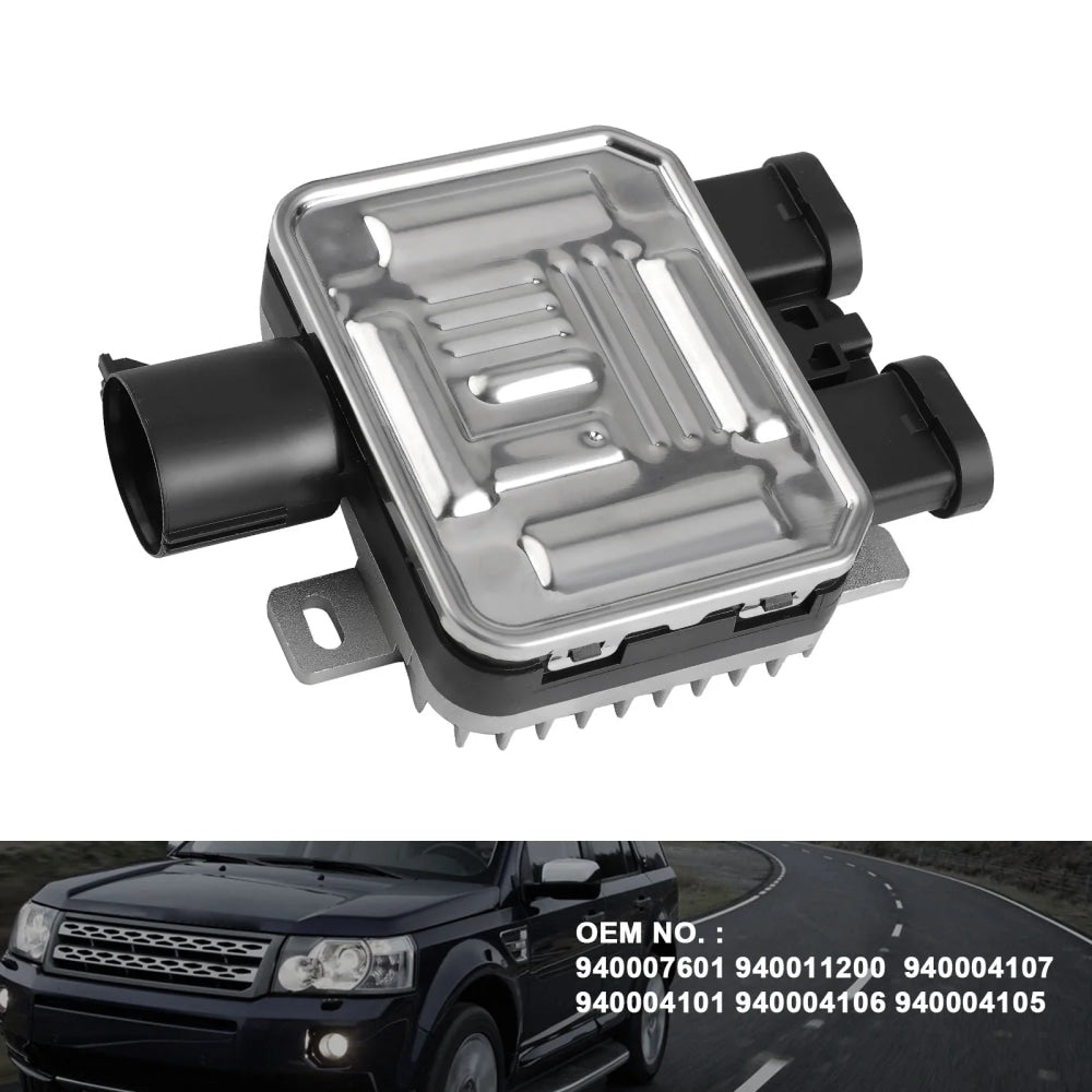 For Ford Edge Flex Land Rover LR2 Lincoln MKX Volvo S60 S80 V60 V70 XC60 XC70 New Cooling Fan Control Module 7T43-8C609-BA