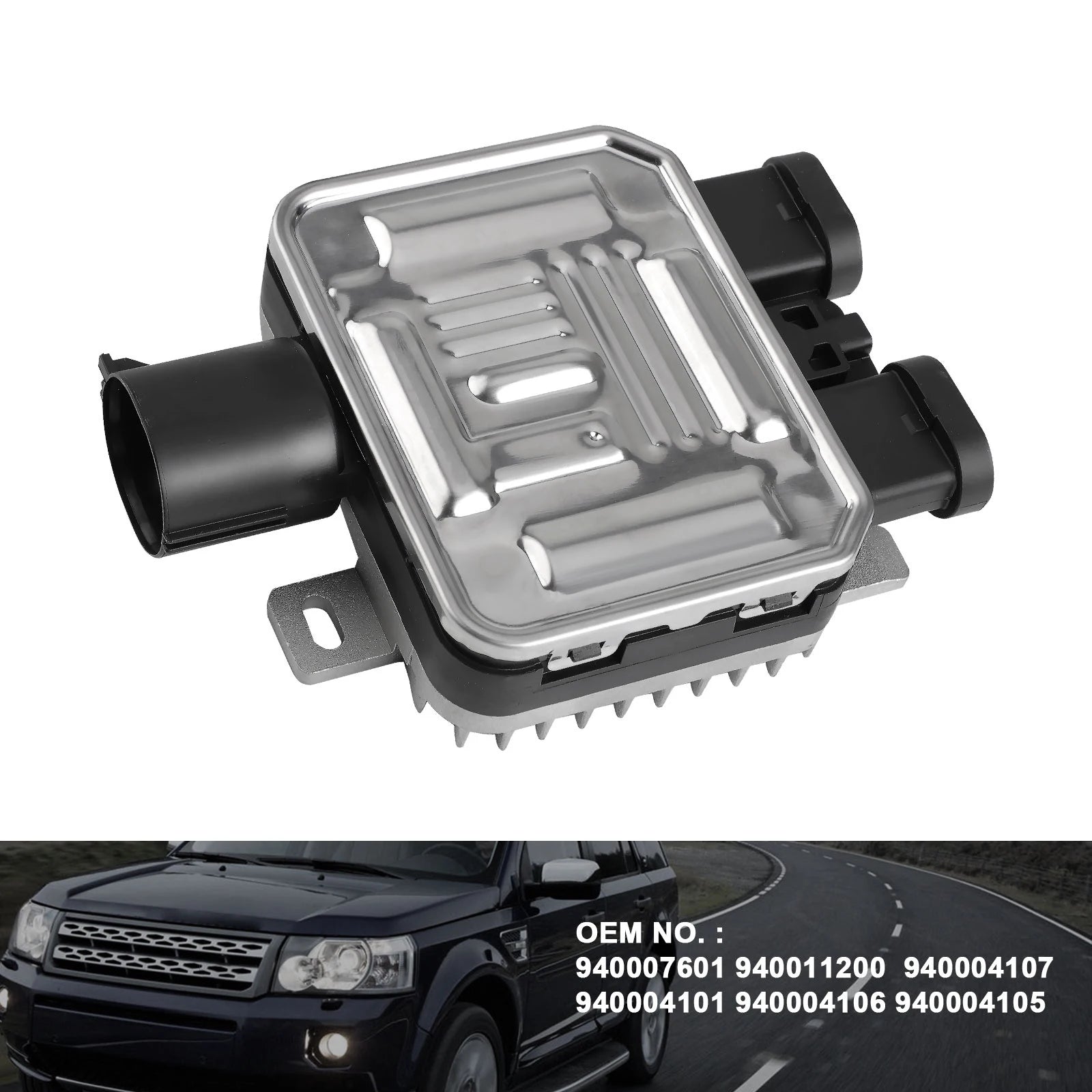 For Ford Edge Flex Land Rover LR2 Lincoln MKX Volvo S60 S80 V60 V70 XC60 XC70 New Cooling Fan Control Module 7T43-8C609-BA