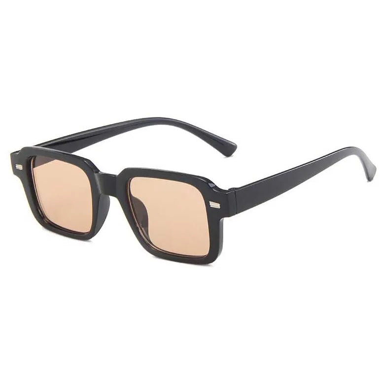 Gafas de sol rectangulares retro con montura pequeña para mujer
