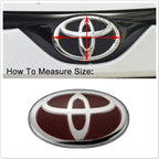 1pc Front Grill Hood 3D Car Logo Emblem for Toyota Corolla Camry RAV4 Hilux CHR Highlander Yaris Vios Alphard Prado Reiz Wish
