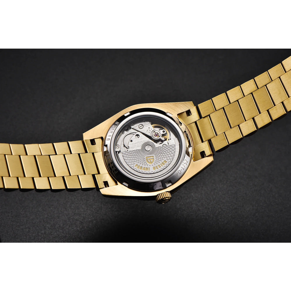 2025 New PAGANI DESIGN Men's Watch DD36 Rose Gold Luxury Automatic Watch For Men Mechanical Wristwatches Sapphire Mirror Clock
