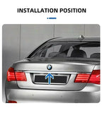 1pcs 78mm 51141970248 Car Emblem Reartrunk Logo Badge Styling Accessories for BMW E66 E53 X5 E46 E39 E38 E90 E60 E36 F30 F20 F10