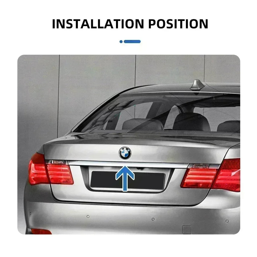 1pcs 78mm 51141970248 Car Emblem Reartrunk Logo Badge Styling Accessories for BMW E66 E53 X5 E46 E39 E38 E90 E60 E36 F30 F20 F10