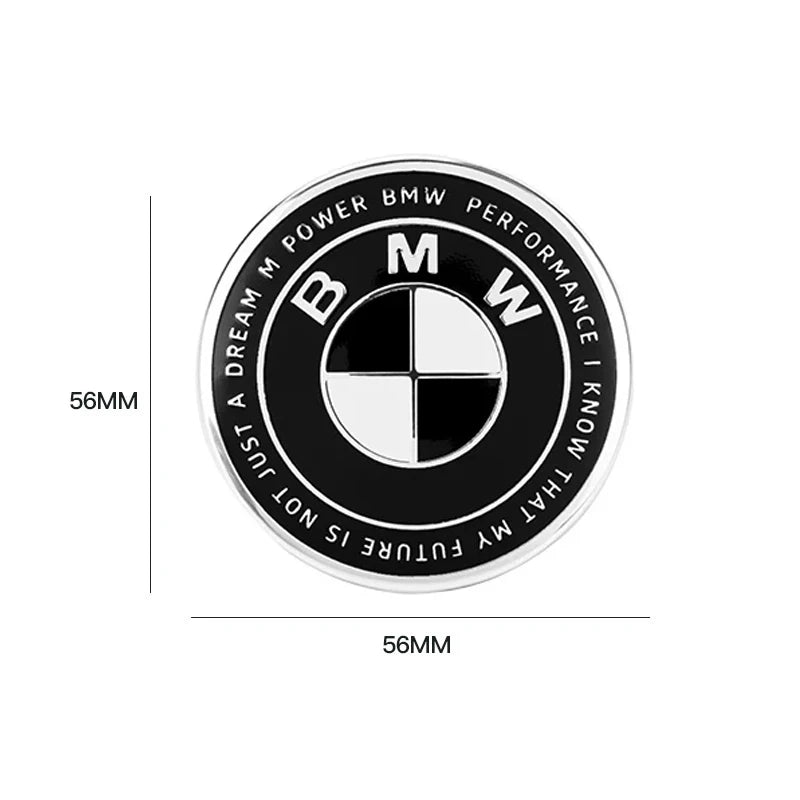 4Pcs 56mm Wheel Center Caps Emblem Badge Sticker Accessories For BMW G80 G06 G07 G42 G14 G15 G16 F82 F20 F21 F83 M2 M3 M4 M5 M8