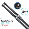 For Toyota Tundra 2001~2017 Wipers Blades Car Accessories Windshield Brushes 2002 2003 2004 2007 2008 2010 2013 2014 2015 2016