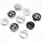 4Pcs 57/62mm Car Wheel Center Hub Caps For Toyota Rav4 Aygo Yaris Corolla Camry Car Tire Center Decoration Stickers Accessories