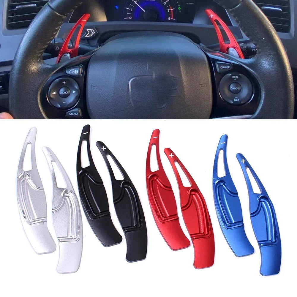 Car Steering Wheel Shift Paddles Shifter Extension For Honda Civic G9 9th Generation IX FB7 2012 2013 2014 2015 Car Accessories