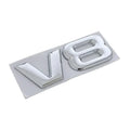 3d Metal V6 V8 Logo Rear Trunk Tailgate Fender Emblem Badge Sticker for Toyota Highlander