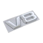 3d Metal V6 V8 Logo Rear Trunk Tailgate Fender Emblem Badge Sticker for Toyota Highlander