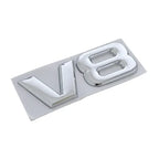 3d Metal V6 V8 Logo Rear Trunk Tailgate Fender Emblem Badge Sticker for Toyota Highlander