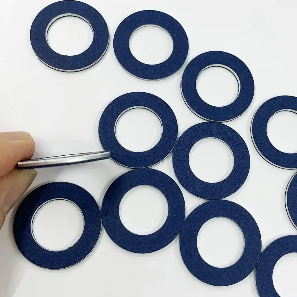 For Toyota Camry Corolla Lexus Oil Drain Plug Gasket 9043012031 Aluminum Oil Pan Bolt Washer Engine Sealing Replacement Parts