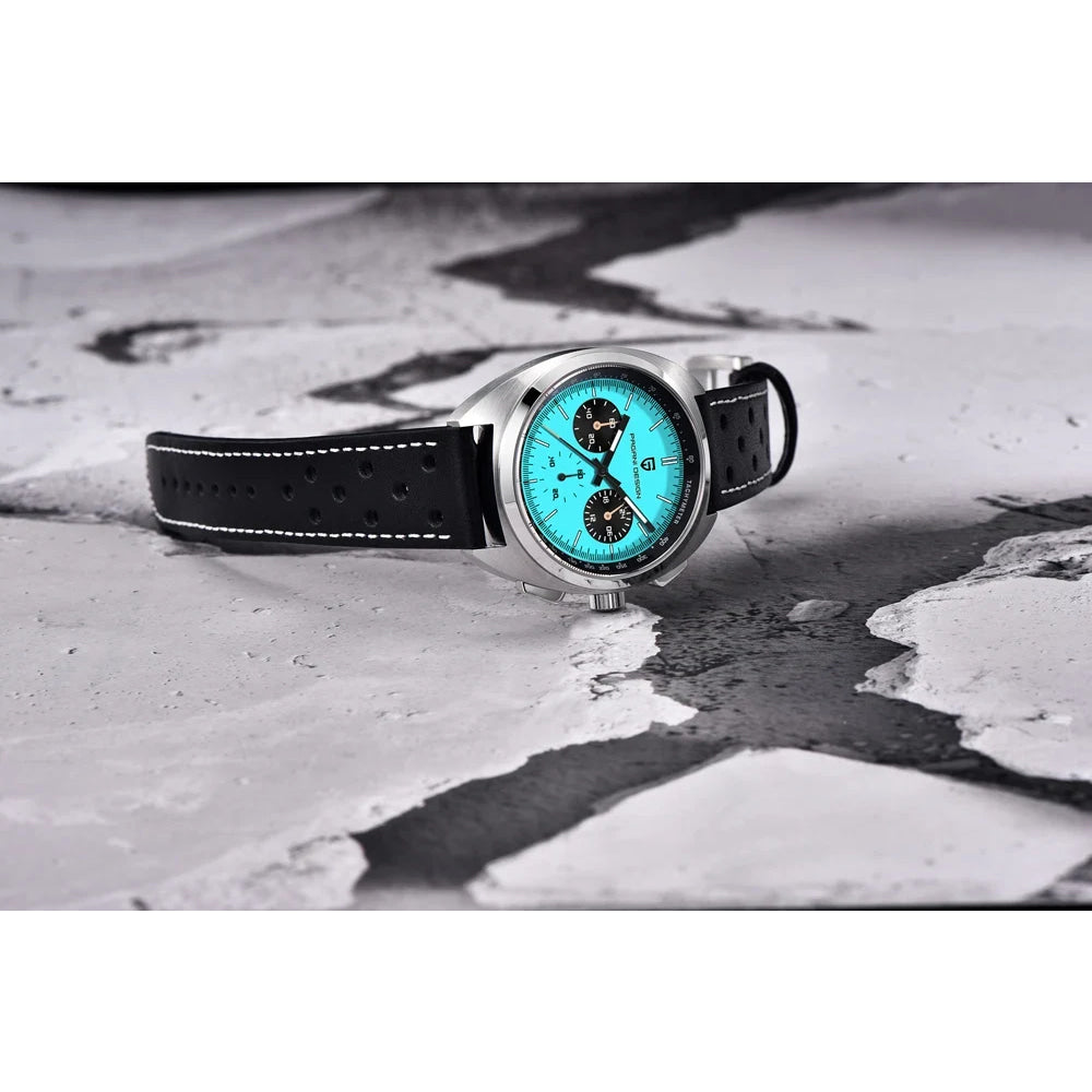 PAGANI DESIGN Panda Mens Watches Quartz Luxury Watch For Men Chronograph VK63 Wristwatches AR Sapphire Waterproof Luminous Clock