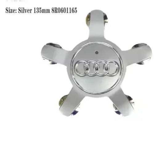 4pcs AUDI 60/61/68/69/77MM/135MM Car Wheel Center Hup Cap Cover for A6L A7 A8 A3 A4 A5 A6 S3 S4 Q3 Q5 Q5L Q7 RS3 RS4 RS5 RS6 TT