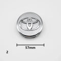4pcs 57mm/62mm Car Tyre Wheel Center Hub Cap Badge Logo Rim Emblem For Toyota Corolla Camry Yaris CHR Rav4 Auris Verso Avalon