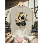 The latest 100% classic printed loose-fitting short-sleeved shirt is a high-quality top suitable for both men and women.