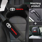 Car exterior annual inspection stickers For Toyota Car Set Car Head Neck Rest Pillow Auto Seat belt Pads Headrest cover