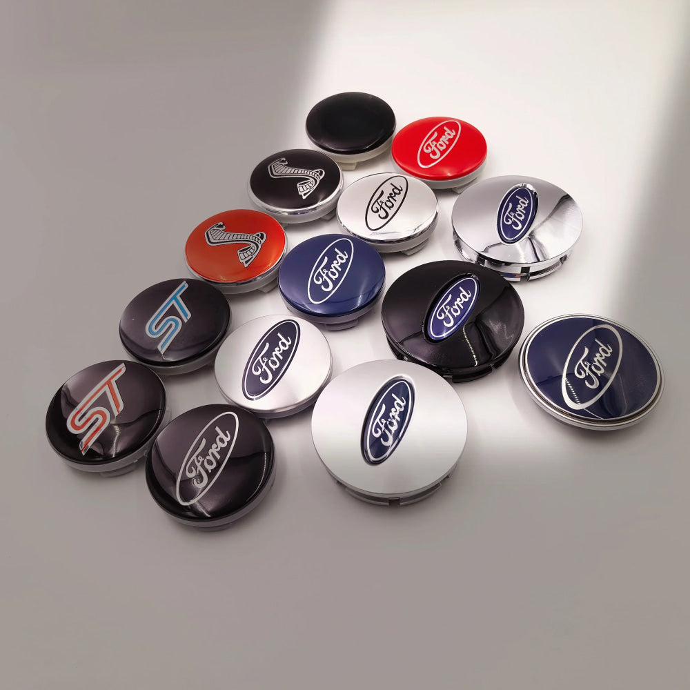 4pcs 54/62/65mm Car Wheel Center Caps Hubcap Cover Car Wheel Center Hub Metal Emblem Cap Cover for Ford Focus Mk3 F150 Mondeo