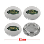 4pcs 62mm Car Styling Car Wheel Center Hub Cap Covers Badge For Landrover SVR Discovery Velar Evoque Range Rover L322 L405 L320