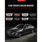 1pcs 3D ABS Car Front Grille Center Emblem Badge Rear Trunk Sticker Accessories For Cadillac CT4 CT5 CT6 XT4 XT5 XT6 XTS ATS