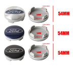 4pcs 54mm Car Styling Wheel Hub Cap Cover Tire Center Hubcaps Auto Accessories For Ford Focus Kuga Mk3 Mondeo Max Fusion Mustang