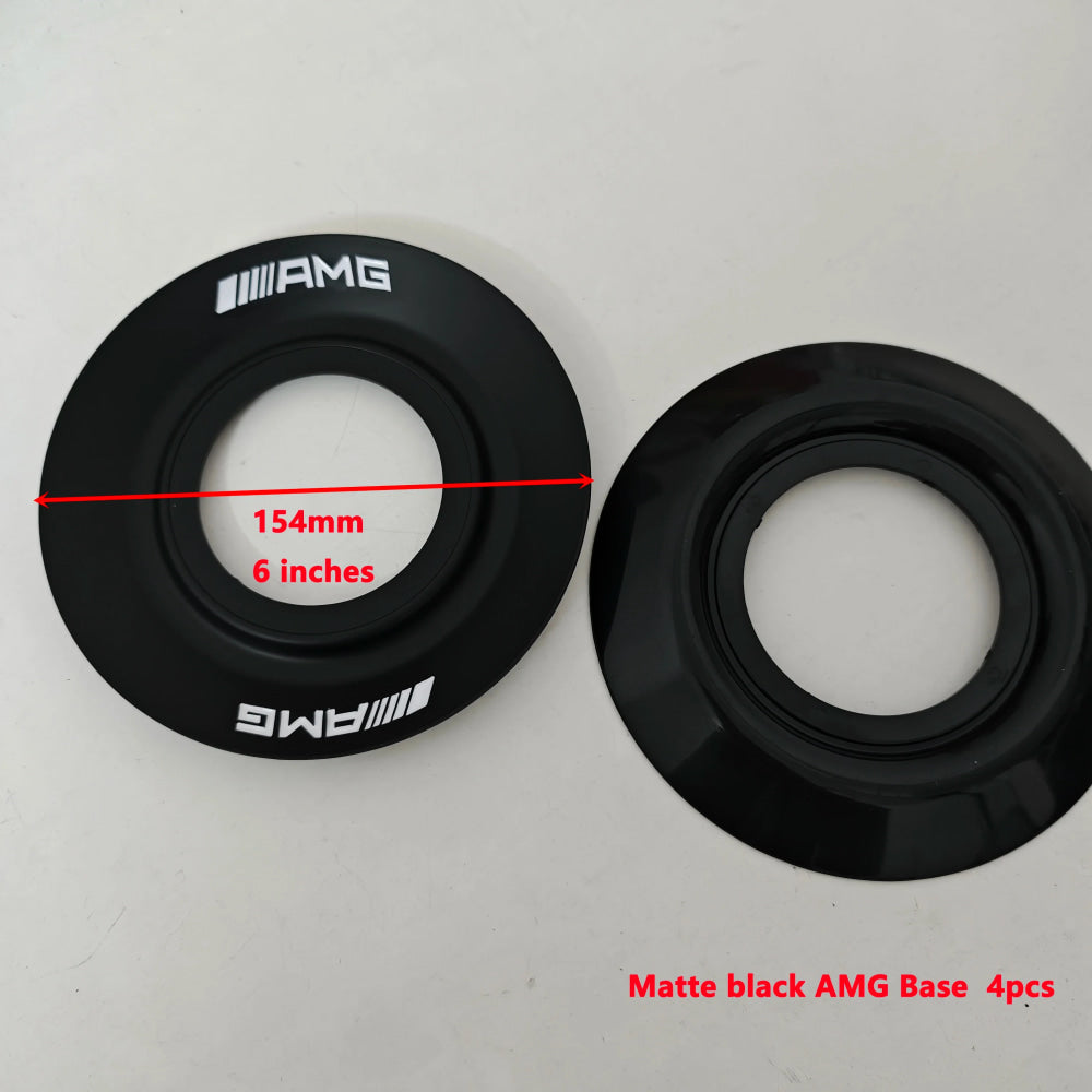 4PCS Aluminum Car Wheel Center Hub Caps for Mercedes-Benz A45S C63S E63S AMG GT GTS C190 Auto Styling Accessories