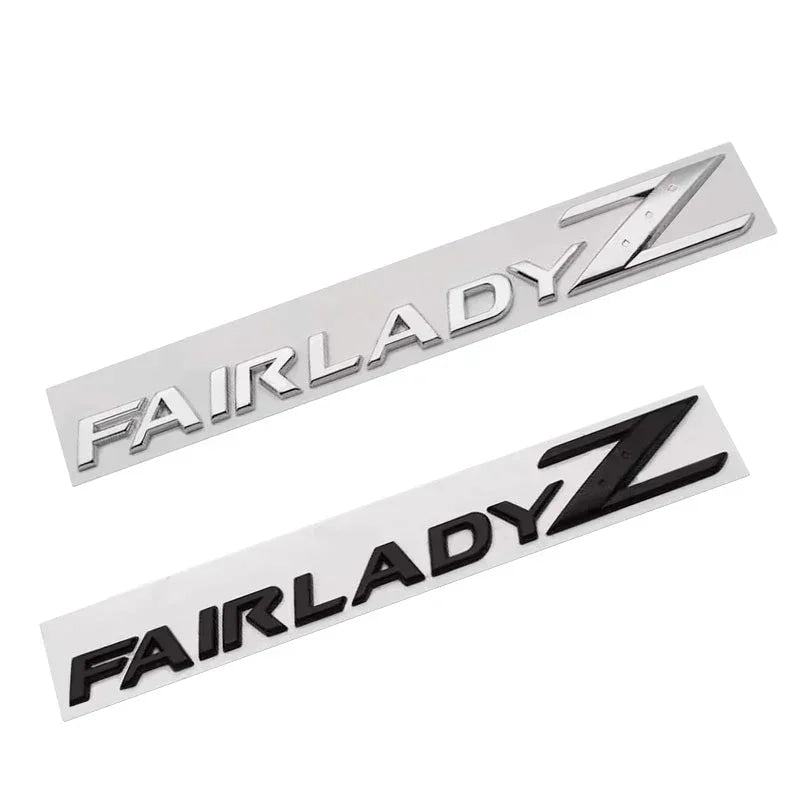 Car Front Emblem Sticker Auto Rear Trunk Badge for Nissan Z 350Z 370Z Fairlady Z3 Z34 Altima Leaf Livina Maxima Qashqai Sylphy