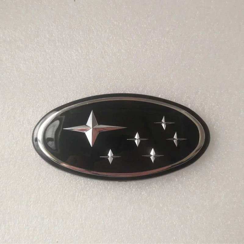 10.3X5CM Car Front Rear Logo Badge Emblem Sticker Decals for Subaru WRX Forester Outback Crosstrek Legacy Impreza Levorg 2025