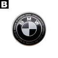 Carbon Fiber 50th Anniversary Front Rear Logo Kit for BMW 82mm 74mm Badge F30 F10 E46 E90  2-Pin Base DIY Replacement Decor Set