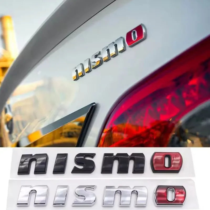 3D Metal Car Front Grille Emblem NISMO  Logo Decal For Nissan X-trail Qashqai Note Juke Sentra Patrol Car Styling Accessories
