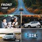 4 Channel Dash Cam wifi dashcam for car dvr Video Recorder Night Vision 24H Parking Monitor Black Box 360° Car Recording Camera