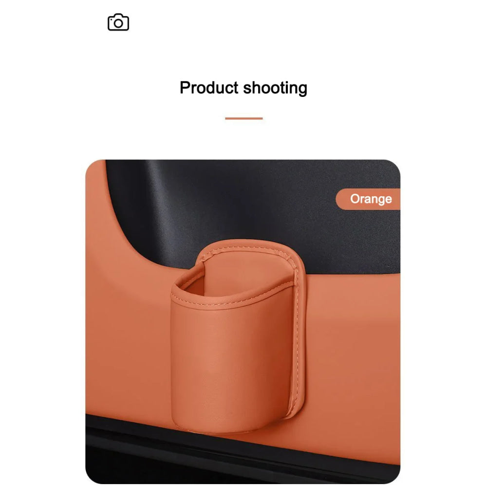 For Toyota Car Door Water Cup Holder Back Seat Drink Rack Leather Storage  Corolla Yaris Prius Camry Auris Avensis car sticker