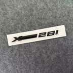 3D ABS Car Mudguard Trunk Emblem Sticker XDrive  20i 23i 25i 28i 30i 35i 40i 45i 48i 50i 55i Badge Decal Decor Fit for X3 X5