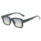 Gafas de sol rectangulares retro con montura pequeña para mujer