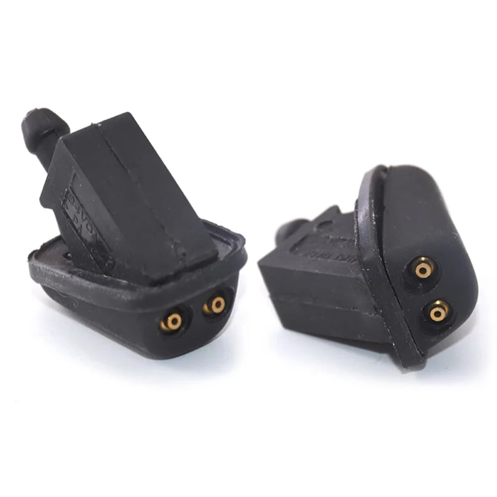 2pcs 1/2 Hole Car Front Windshield Washer Jet Nozzles Windscreen Wiper Sprayer For Ford Focus MK2 MK3 2005-2012 Fiesta 2001-2008