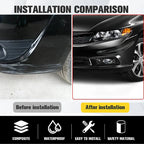 31cm Arc-shaped Universal Rubber Car Bumper Corner Protector Stickers Guards Buffer Trim Molding Anti-Scratch Protection Strip