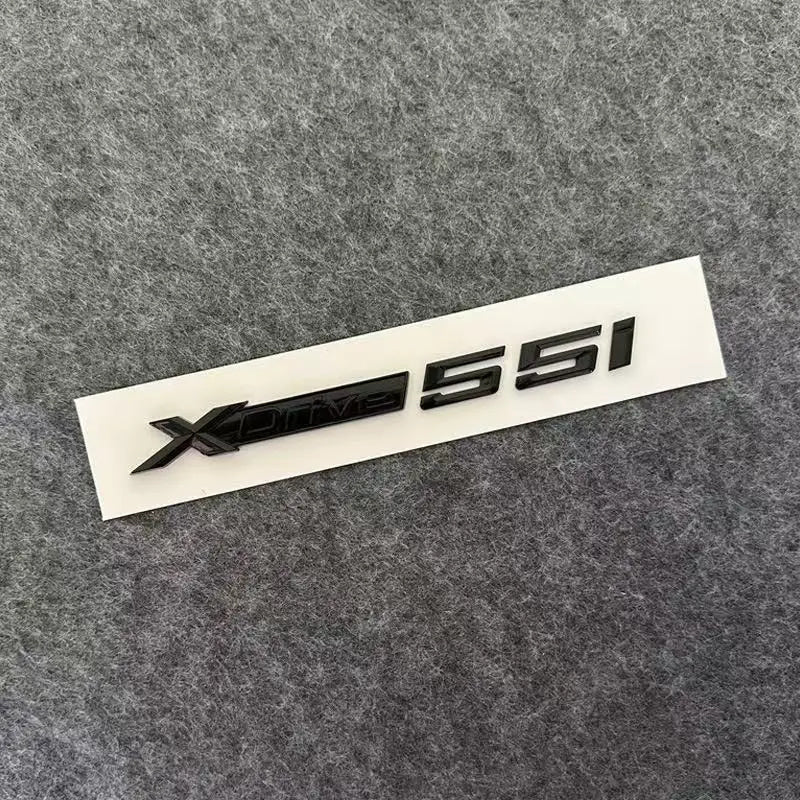 3D ABS Car Mudguard Trunk Emblem Sticker XDrive  20i 23i 25i 28i 30i 35i 40i 45i 48i 50i 55i Badge Decal Decor Fit for X3 X5