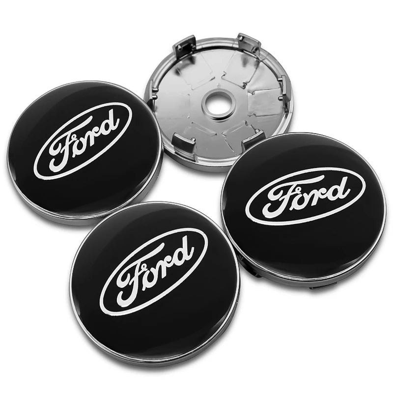 4Pcs 56mm 60mm 54mm Car Wheel Center Hub Cap Rim Cover Stickers For Ford Focus Mondeo Edge Ecosport Ranger Fiesta Fusion Kuga
