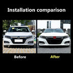 3Pcs Car Front Grille Rear Trunk Badge Steering Wheel Logo Sticker for Honda Accord Civic City XR-V CR-V Inspire Crider Envix