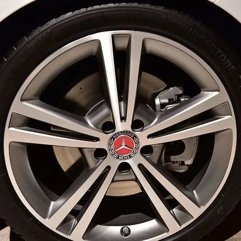 4PCS 75mm  Emblem Car Wheel Center Hub Cap Cover Badge For Mercedes AMG GLK GLE GLC W203 W206 W220 W205 W211 W212 201