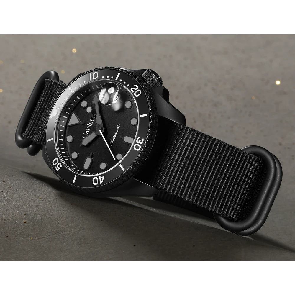 CADISEN New Luminous Men Mechanical Wristwatches Ceramic Bezel Sapphire Glass Automatic Watch Men Relogio Masculino