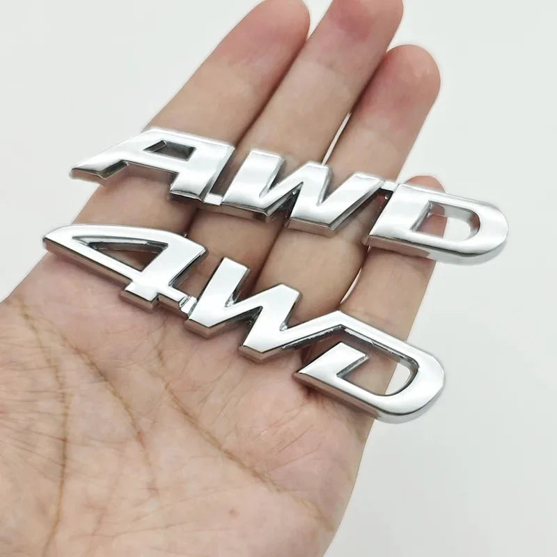 3D Metal Car Sticker HYBRID SYNERGY DRIVE V8 LIMITED AWD 4WD Logo Badge Fender Trunk Emblem For Toyota RAV4 Camry RS Accessories