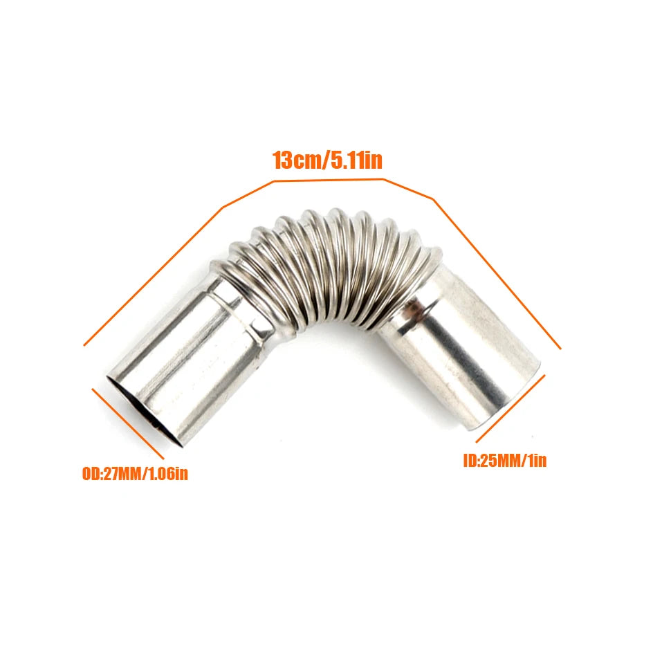 24mm 25mm 25mm&26mm Exhaust Pipe Tube Elbow Connector For Diesel Heater Car Camper Caravan Truck