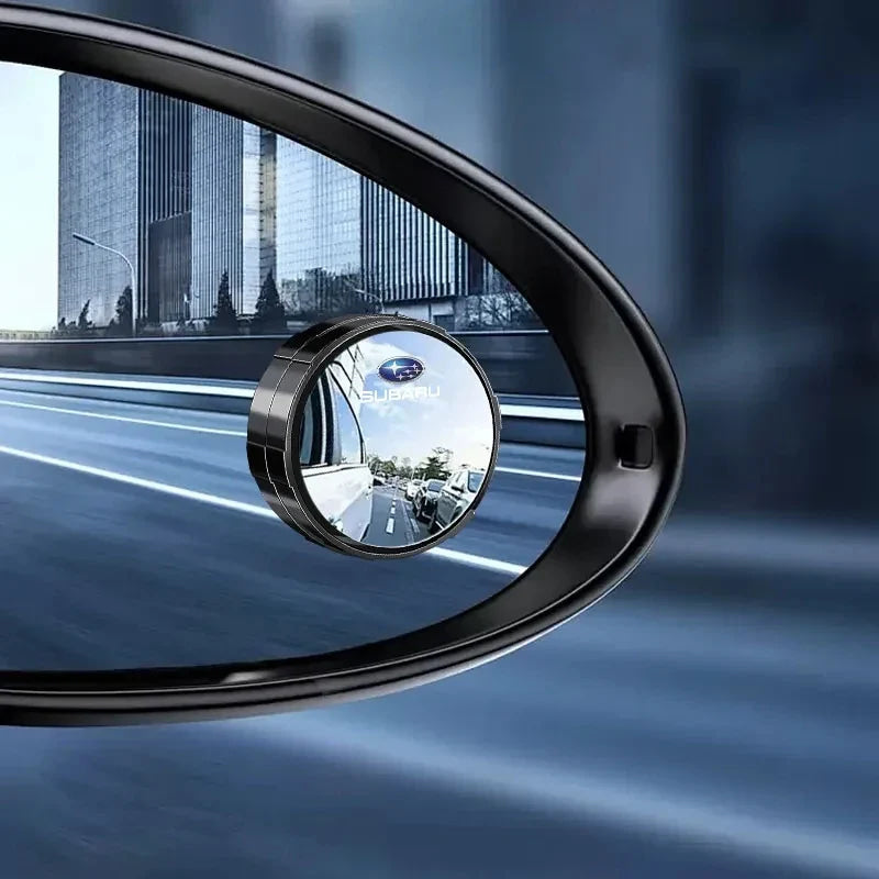 1 Pair 360 Degree Wide Angle Adjustable Car Rear View Mirror For Subaru LEGACY Forester Outback Rally WRX WRC XV Impreza