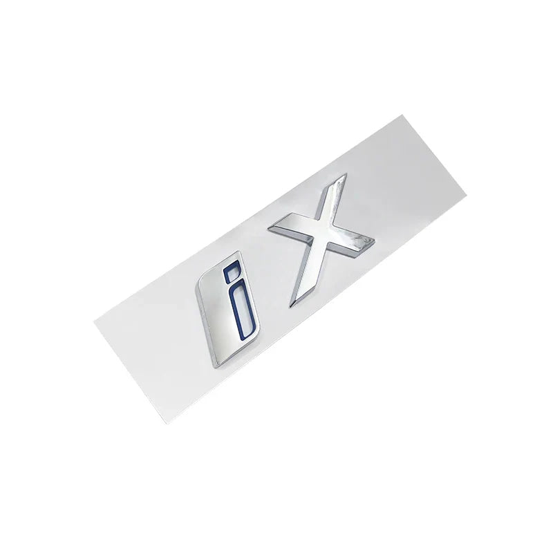 New Rear Trunk Emblem iX i3 i4 i7 iX3 iX4 iX7 Letters Sticker for BMW X1 X3 X4 X5 X7 Car Badge Decal Auto Exterior Accessories
