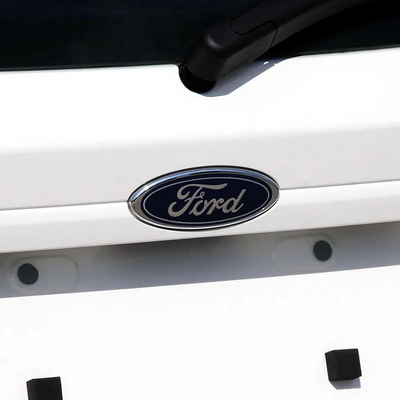 Car Styling Front Hood Emblem Rear Trunk Badge Grille Logo Sticker For Ford Focus MK3 Ranger Mondeo Fiesta S-Max  MK4 Kuga