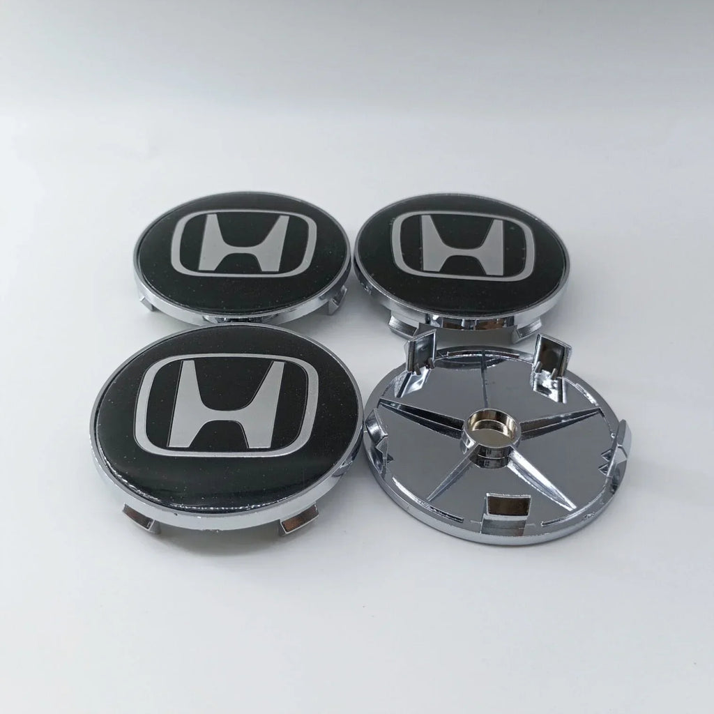 4pcs65mm 68mm For H Honda Mugen Pilot TypeR TypeS Insight CarStyling Wheel Center Hub Caps Cover Replacement Accessoriesstickers