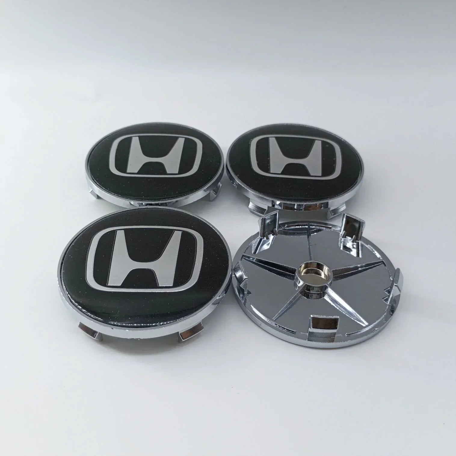 4pcs65mm 68mm For H Honda Mugen Pilot TypeR TypeS Insight CarStyling Wheel Center Hub Caps Cover Replacement Accessoriesstickers